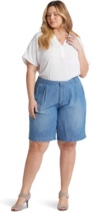 NYDJ Women's Plus Size Bermuda Shorts in Corfu