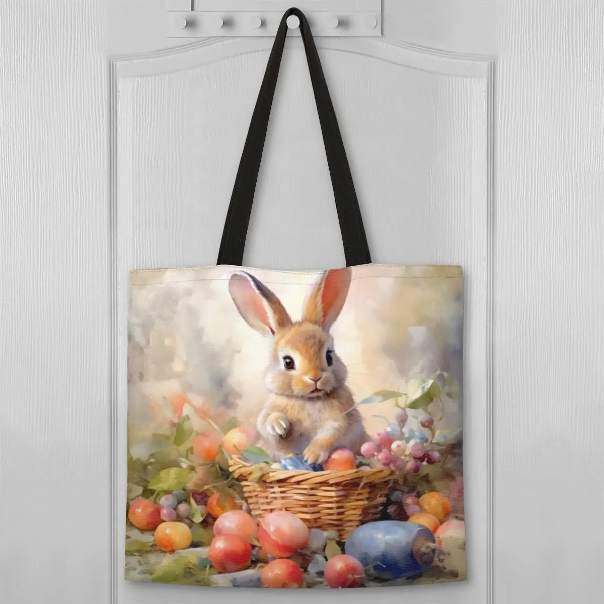 Oil Painting Boat On The Shore Canvas Tote Bag for Women Men Stylish Tote Handbag Shoulder Bag Reusable Grocery Bag