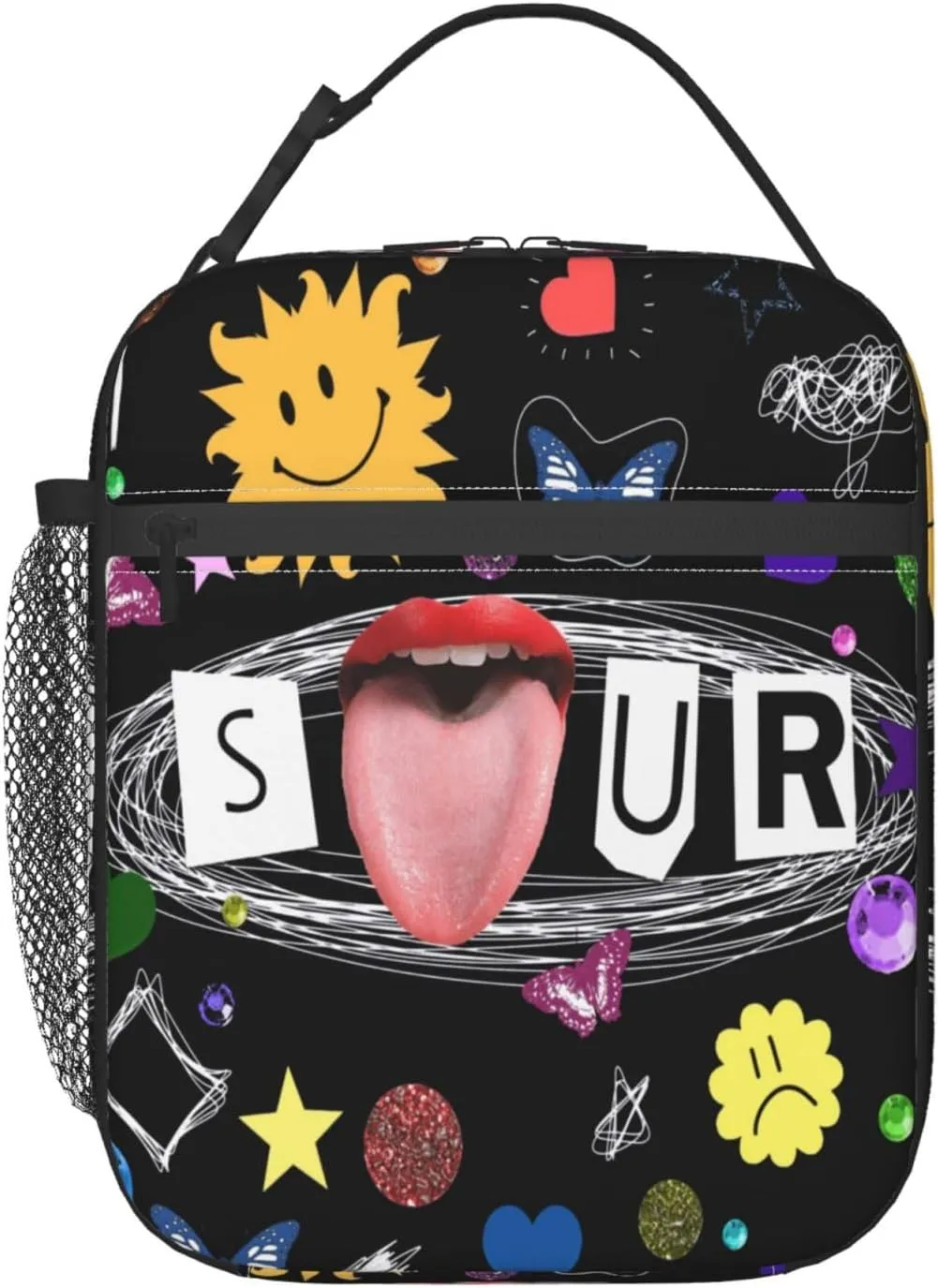 Olivia Songwriter Actress Rodrigo Hiking Leakproof Tote Lunch Bags Outdoor Lunch Bag with Pocket for Women