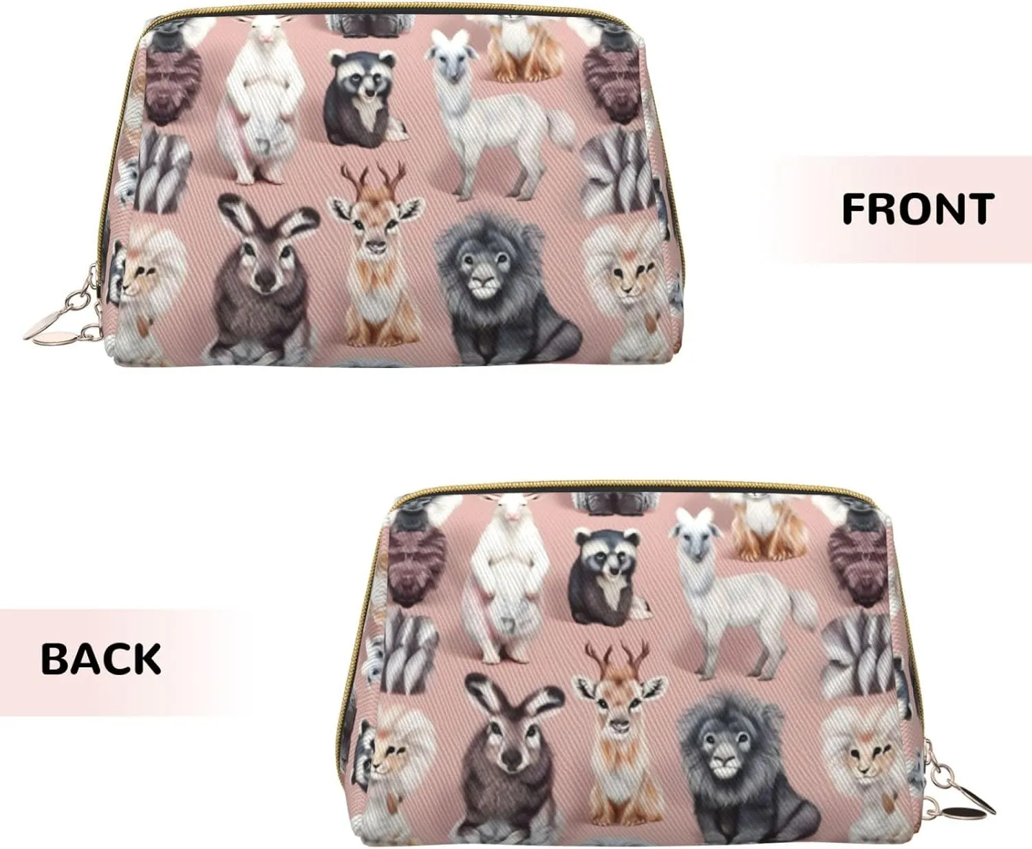Oodles Of Poodles Toiletry Pouch, Travel-Friendly Makeup Organizer For Makeup Brushes, Lipsticks