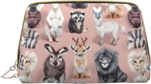 Oodles Of Poodles Toiletry Pouch, Travel-Friendly Makeup Organizer For Makeup Brushes, Lipsticks