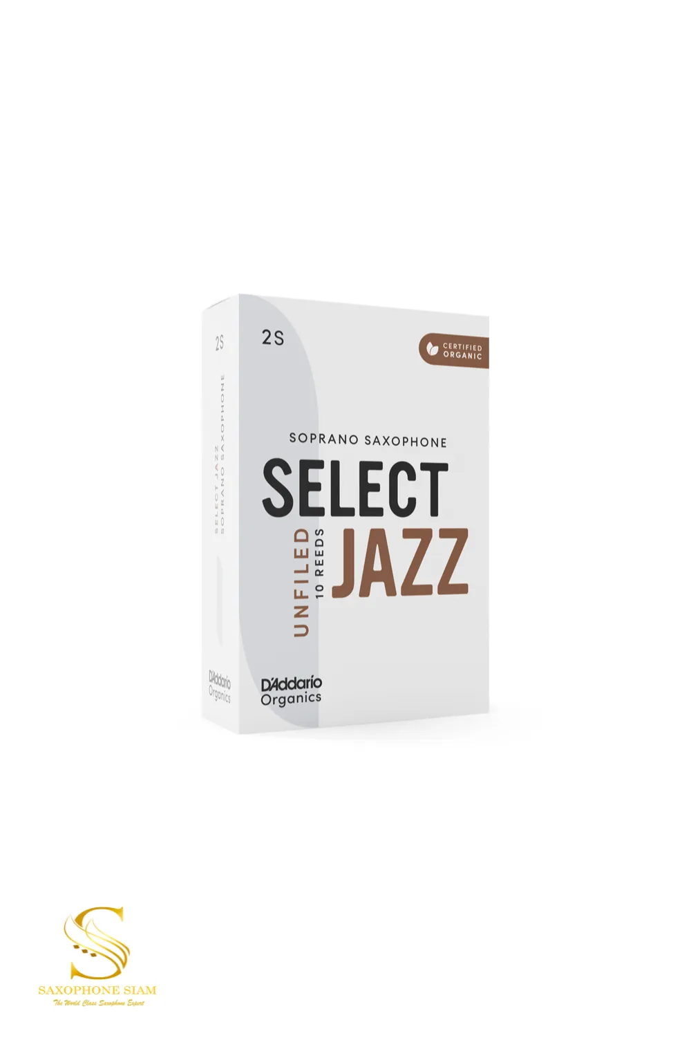 ORGANIC SELECT JAZZ UNFILED SOPRANO SAXOPHONE REEDS (10 Pch)