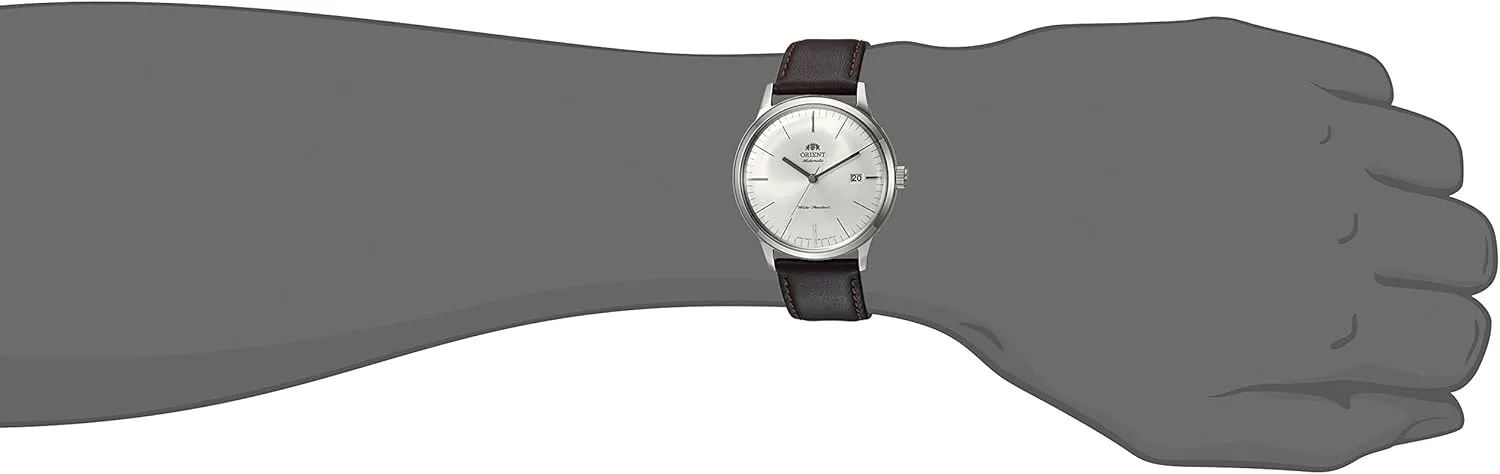 Orient '2nd Gen Bambino Version III' Japanese Automatic Stainless Steel and Leather Dress Watch