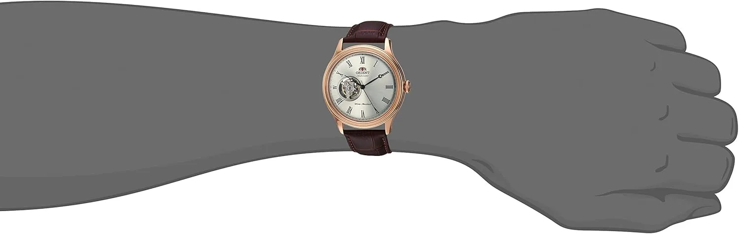 Orient Men's Envoy Japanese Automatic/Hand Winding Movement Stainless Steel Leather Dress Watch