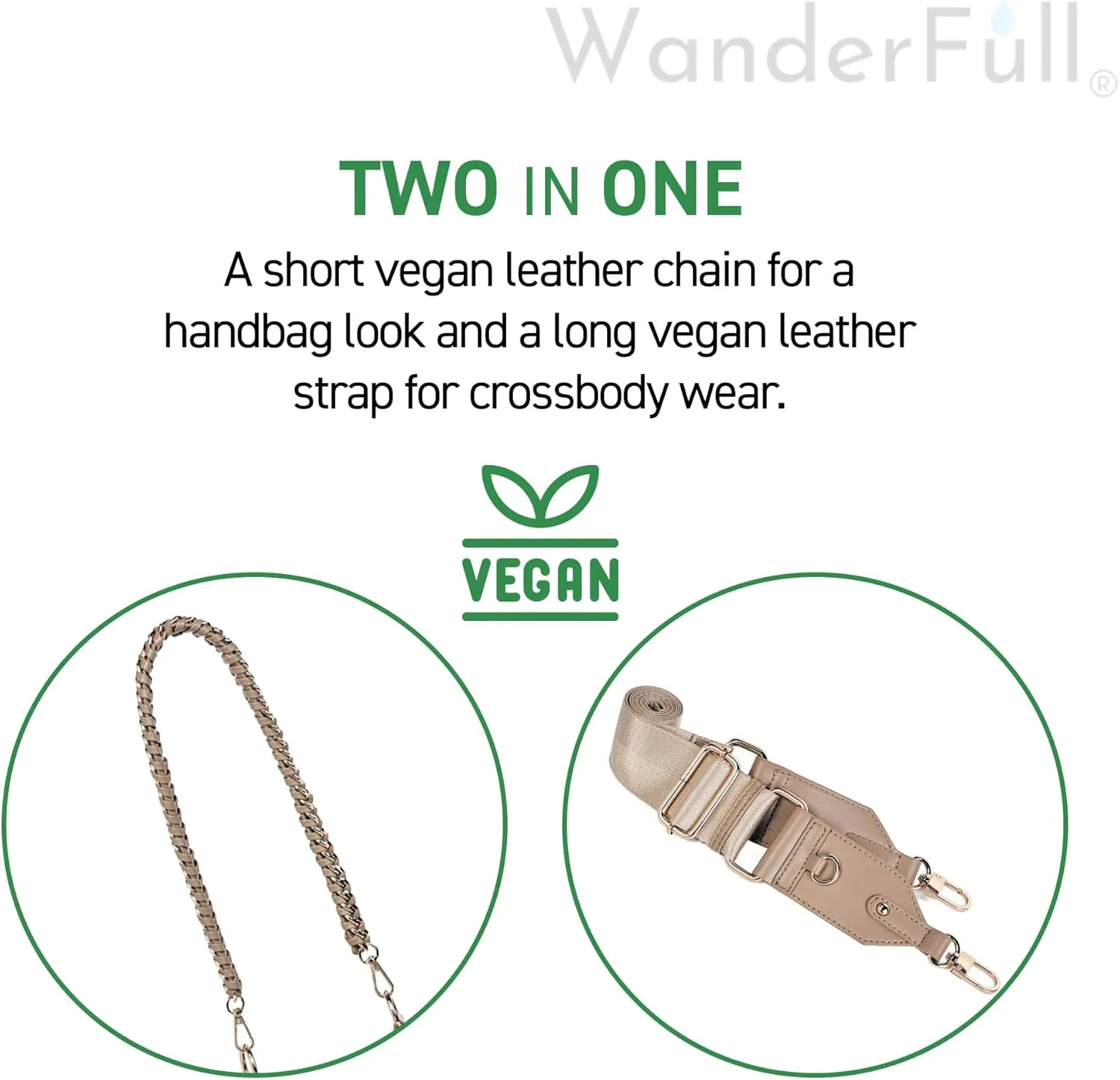 Original HydroBag | Oprah’s Favorite Things 2024 | Vegan Leather Water Bottle Holder w/Strap Bundle