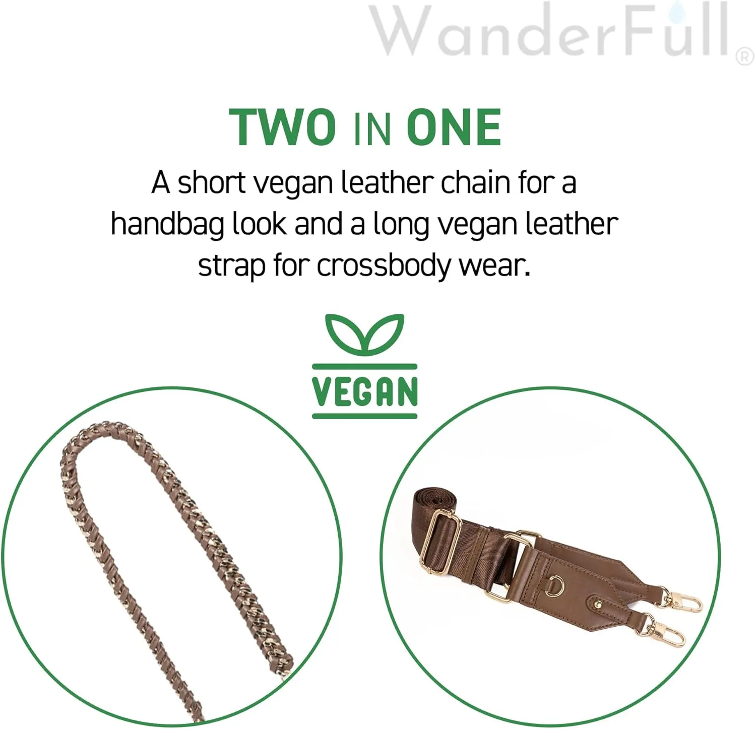 Original HydroBag | Oprah’s Favorite Things 2024 | Vegan Leather Water Bottle Holder w/Strap Bundle