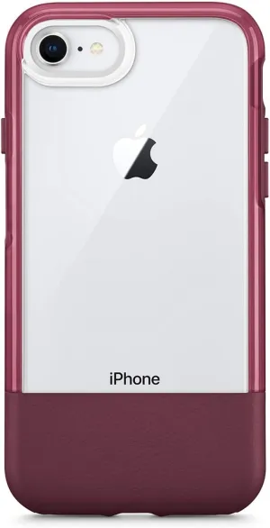 OtterBox Clear & Leather Case for iPhone 7 and iPhone 8 (Not Plus) - Non-Retail Packaging - Lucent Wine