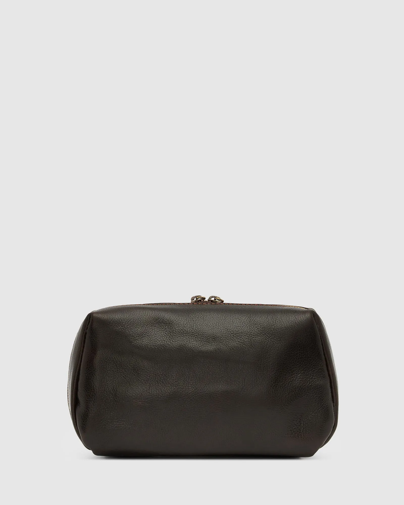 Otto Dopp Kit Chocolate - Leather Toiletry Bag