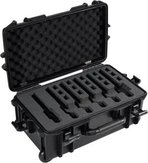 P3000 Hard Pistol Case – Fits 6 Pistols & 15 Mags | Waterproof, Crushproof, Lockable Gun Safe for Travel & Range | Adapts to TSA-Approved Locks