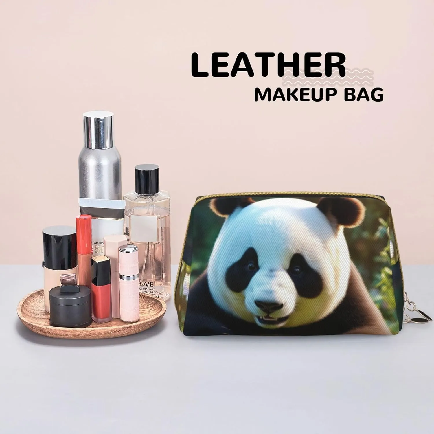 Panda Toiletry Pouch, Travel-Friendly Makeup Organizer For Makeup Brushes, Lipsticks
