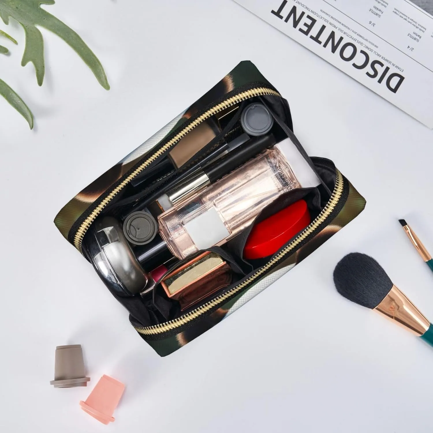 Panda Toiletry Pouch, Travel-Friendly Makeup Organizer For Makeup Brushes, Lipsticks