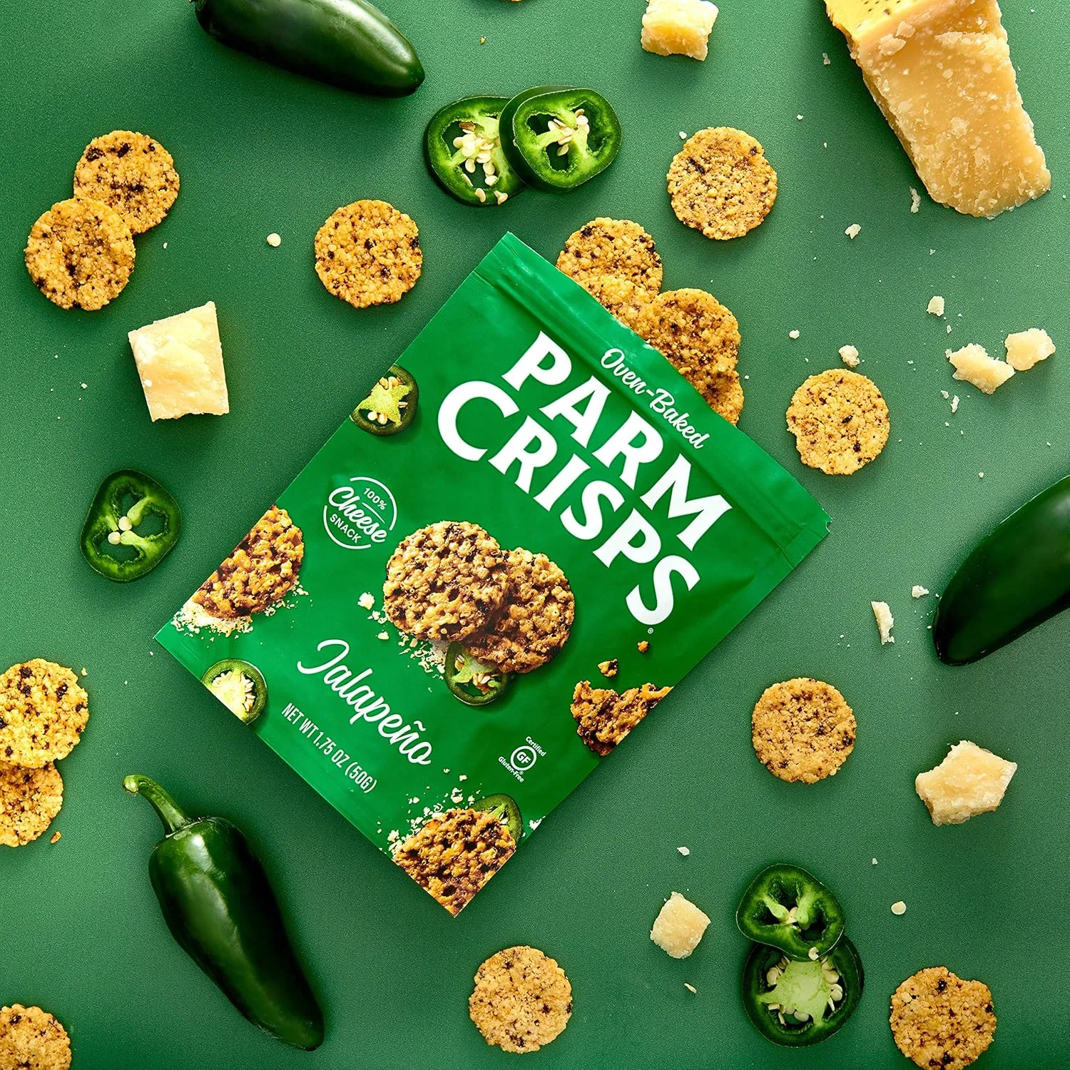 ParmCrisps – Original Parmesan, Sour Cream & Onion, Cheddar, Four Cheese, Jalapeno, and Everything, Made Simply with 100% REAL Cheese | Healthy Keto Snacks, Low Carb, High Protein, Gluten Free, Oven Baked, Keto-Friendly | Variety 1.75 Oz (Pack of 6)