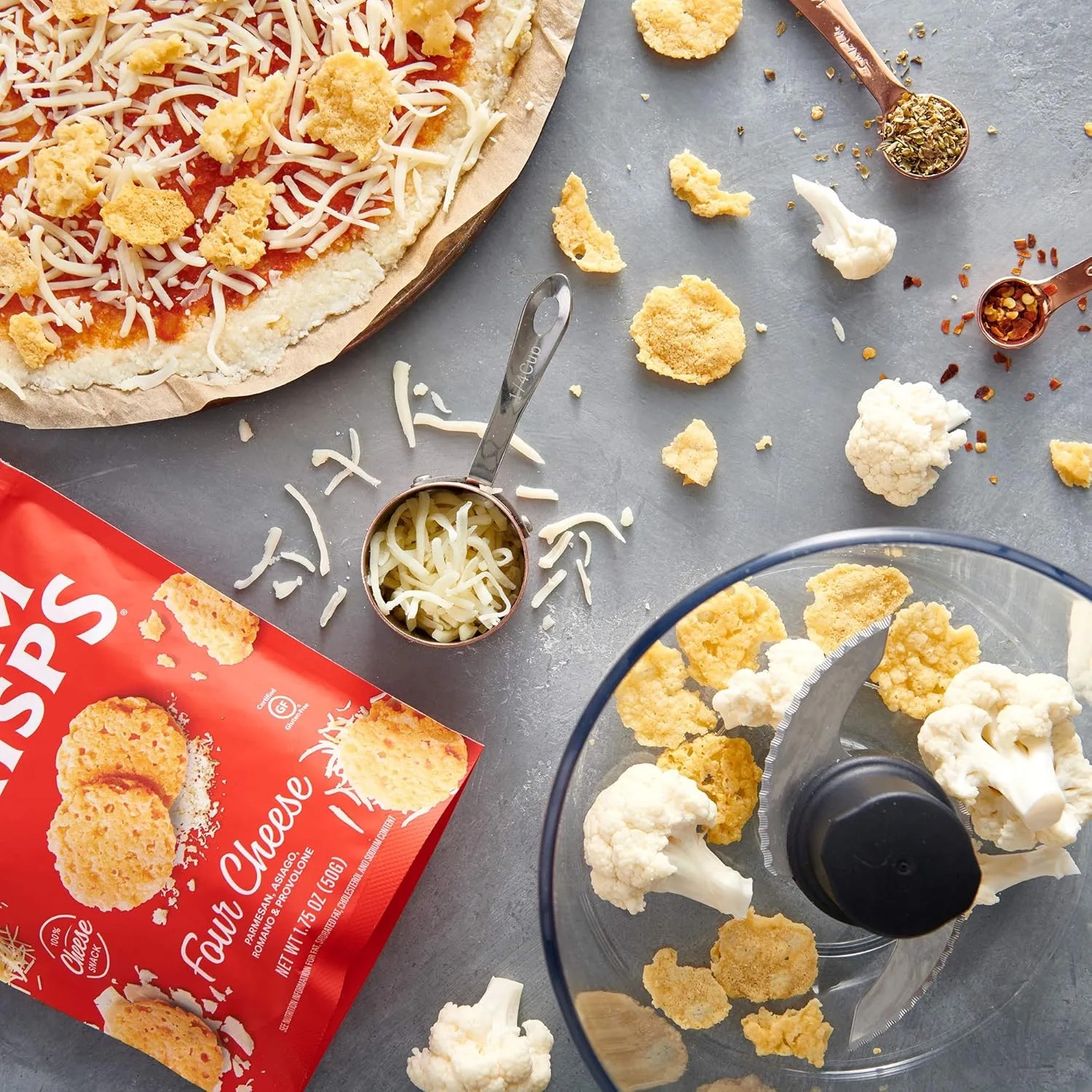 ParmCrisps – Original Parmesan, Sour Cream & Onion, Cheddar, Four Cheese, Jalapeno, and Everything, Made Simply with 100% REAL Cheese | Healthy Keto Snacks, Low Carb, High Protein, Gluten Free, Oven Baked, Keto-Friendly | Variety 1.75 Oz (Pack of 6)