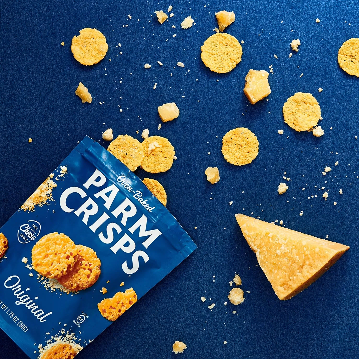 ParmCrisps – Original Parmesan, Sour Cream & Onion, Cheddar, Four Cheese, Jalapeno, and Everything, Made Simply with 100% REAL Cheese | Healthy Keto Snacks, Low Carb, High Protein, Gluten Free, Oven Baked, Keto-Friendly | Variety 1.75 Oz (Pack of 6)