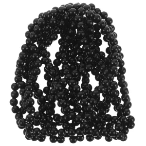 Pearl Crochet Bun Cover Snood Hair Net Elastic Hair Accessory for Dance & Skating Ballet Hair Net for & Adults Bun Holder for Dance Performances