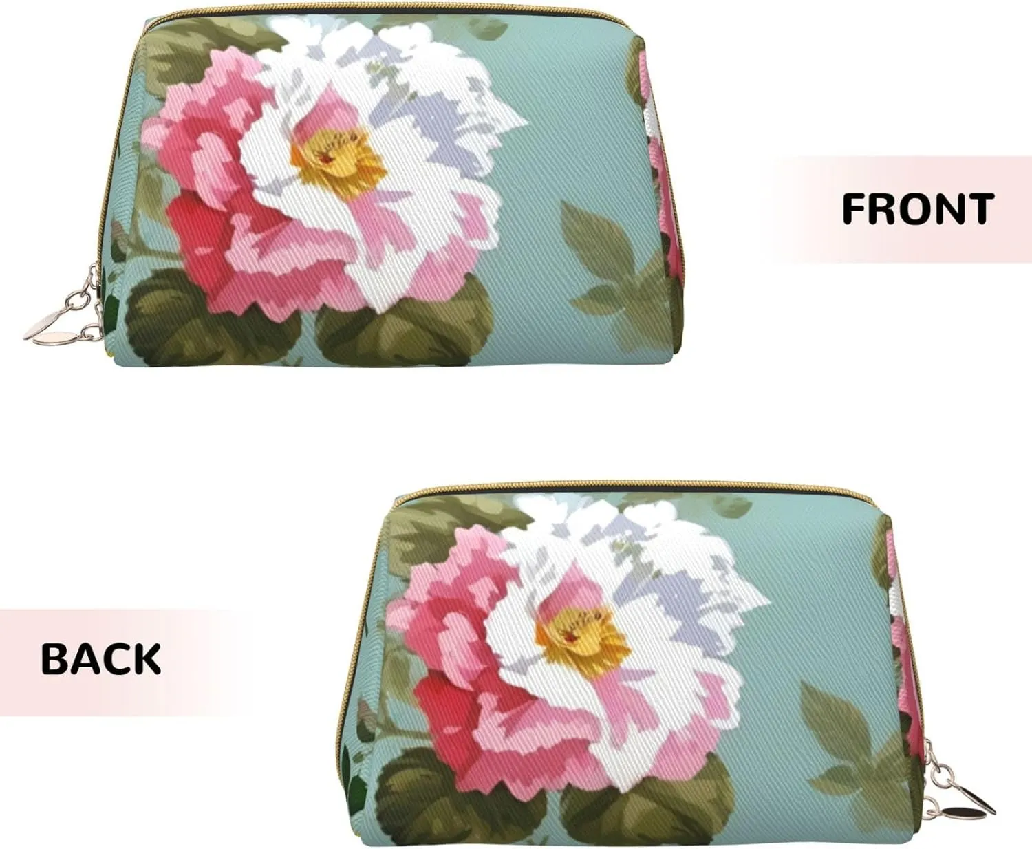 Peony Toiletry Pouch, Travel-Friendly Makeup Organizer For Makeup Brushes, Lipsticks
