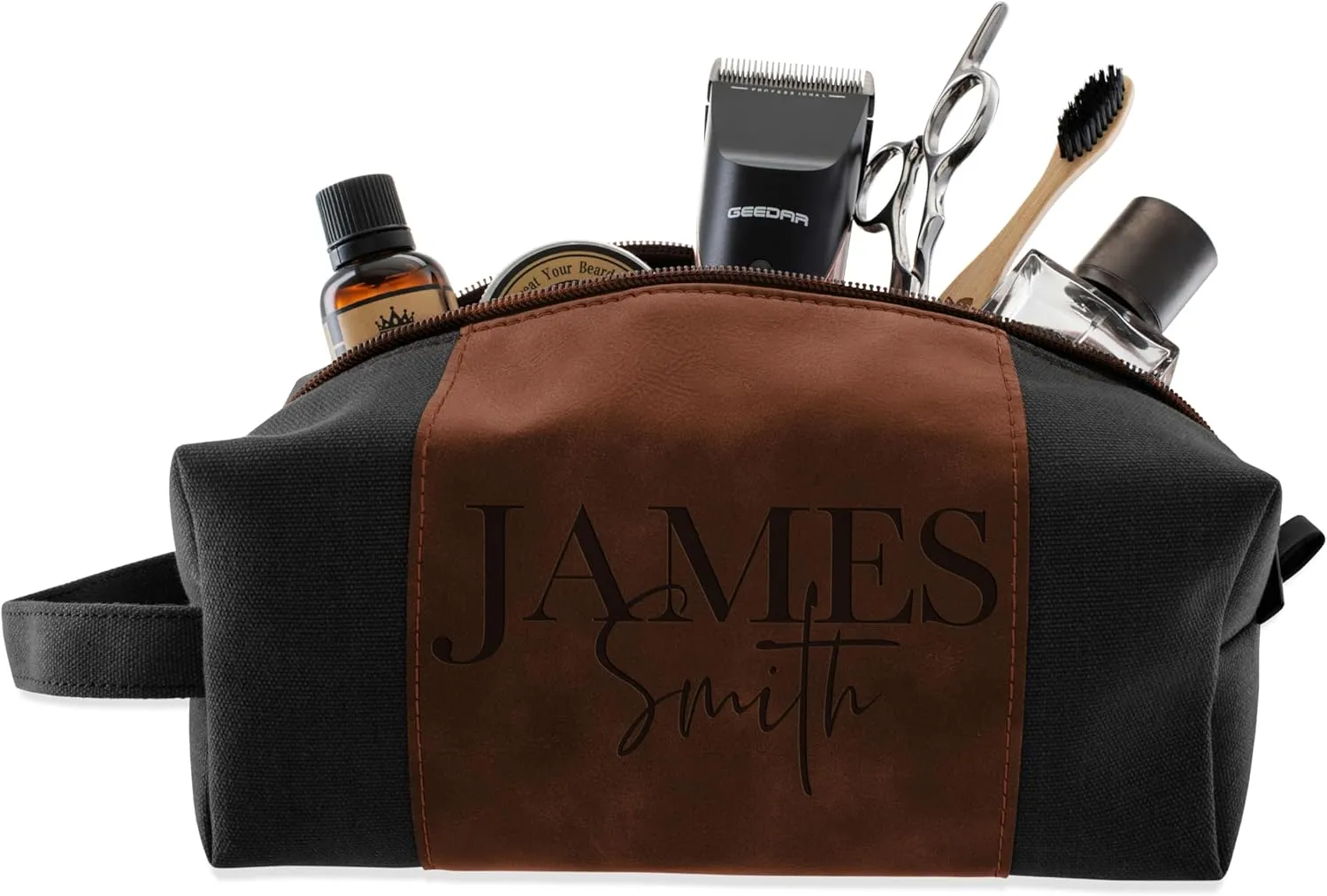 Personalized Groomsmen Gifts, Custom Men Toiletry Bags - Groomsman Gifts for Wedding
