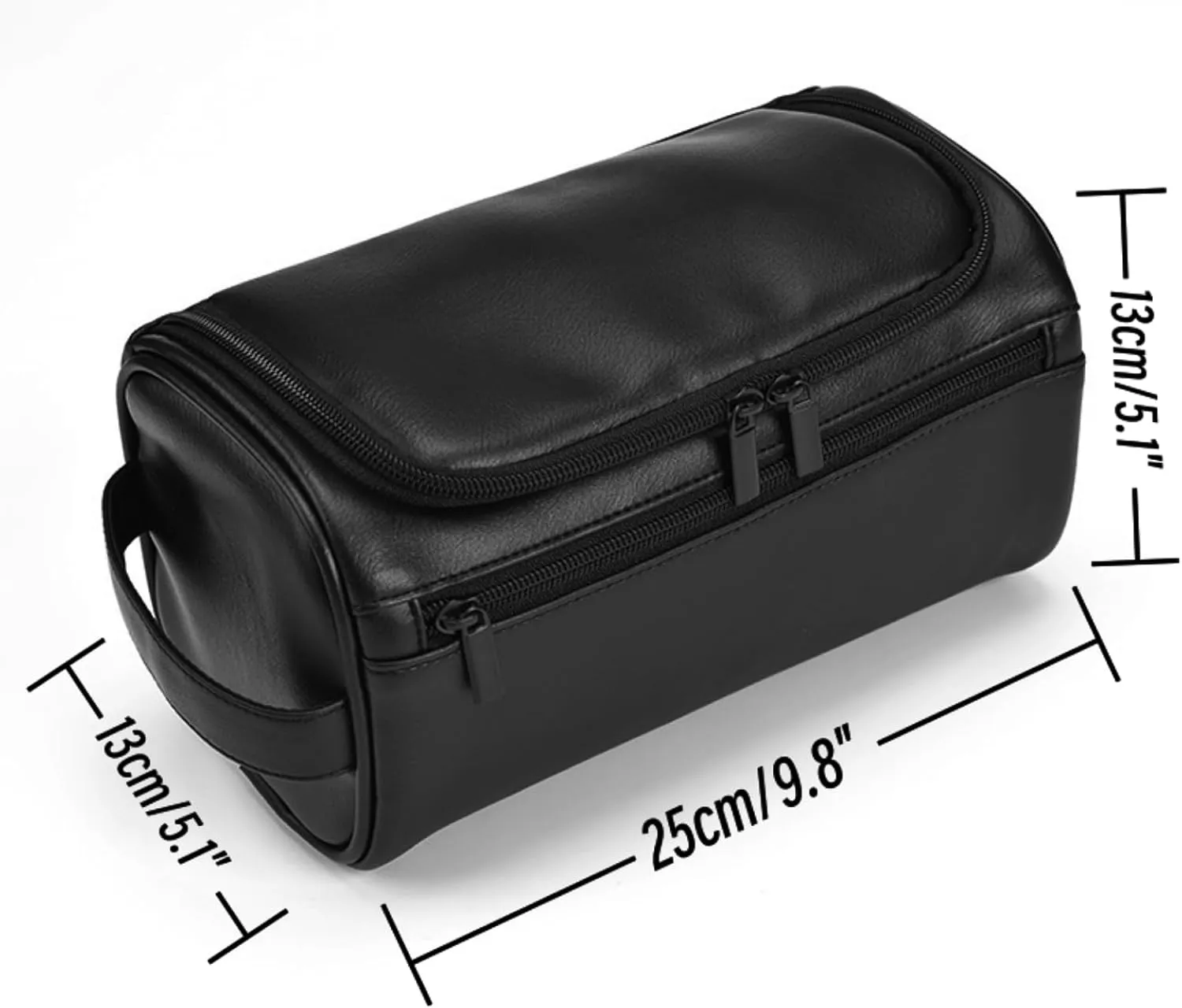 Personalized Large Toiletry Bag for Men,Premium Quality Durable and Stylish Travel Organizer for Travel, Grooming and Personal Care,Waterproof Leather Dopp Kit Gifts for Men