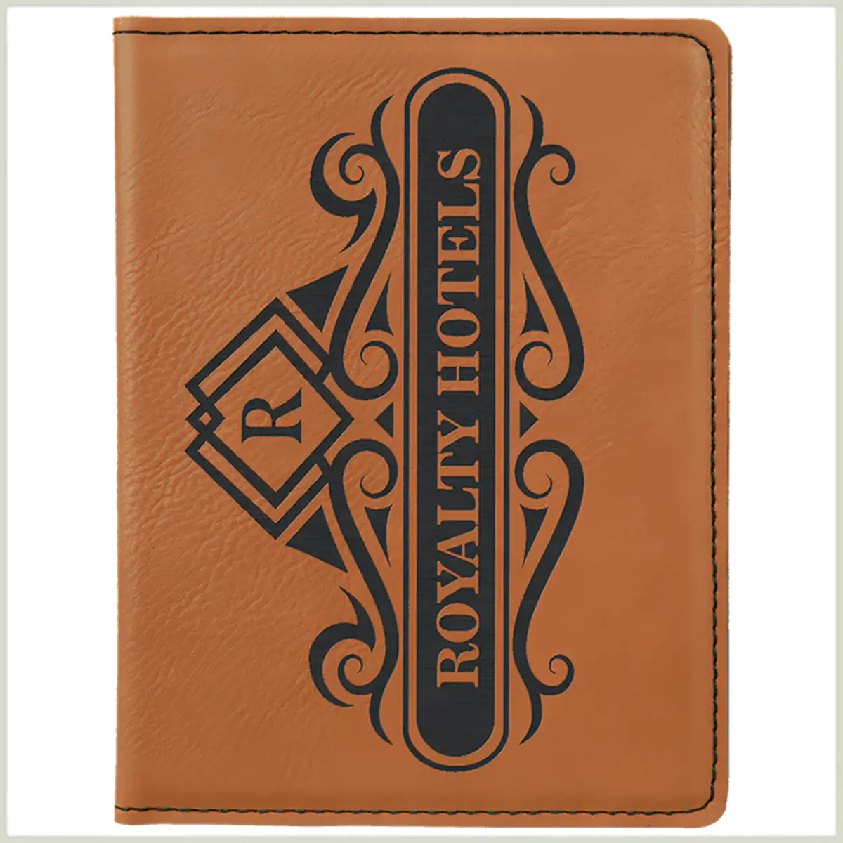 Personalized Passport Holder in Leathrette Colors