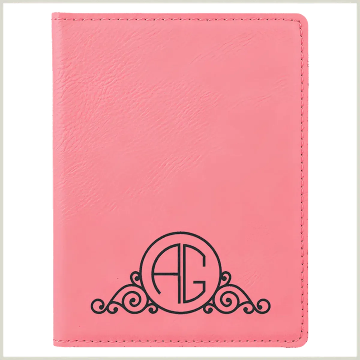Personalized Passport Holder in Leathrette Colors