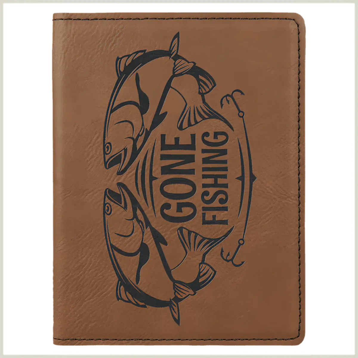 Personalized Passport Holder in Leathrette Colors