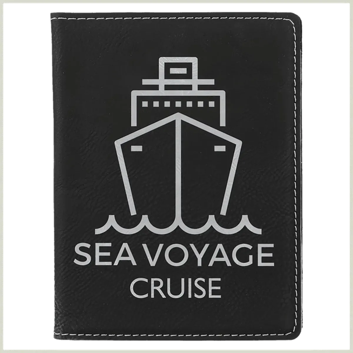 Personalized Passport Holder in Leathrette Colors