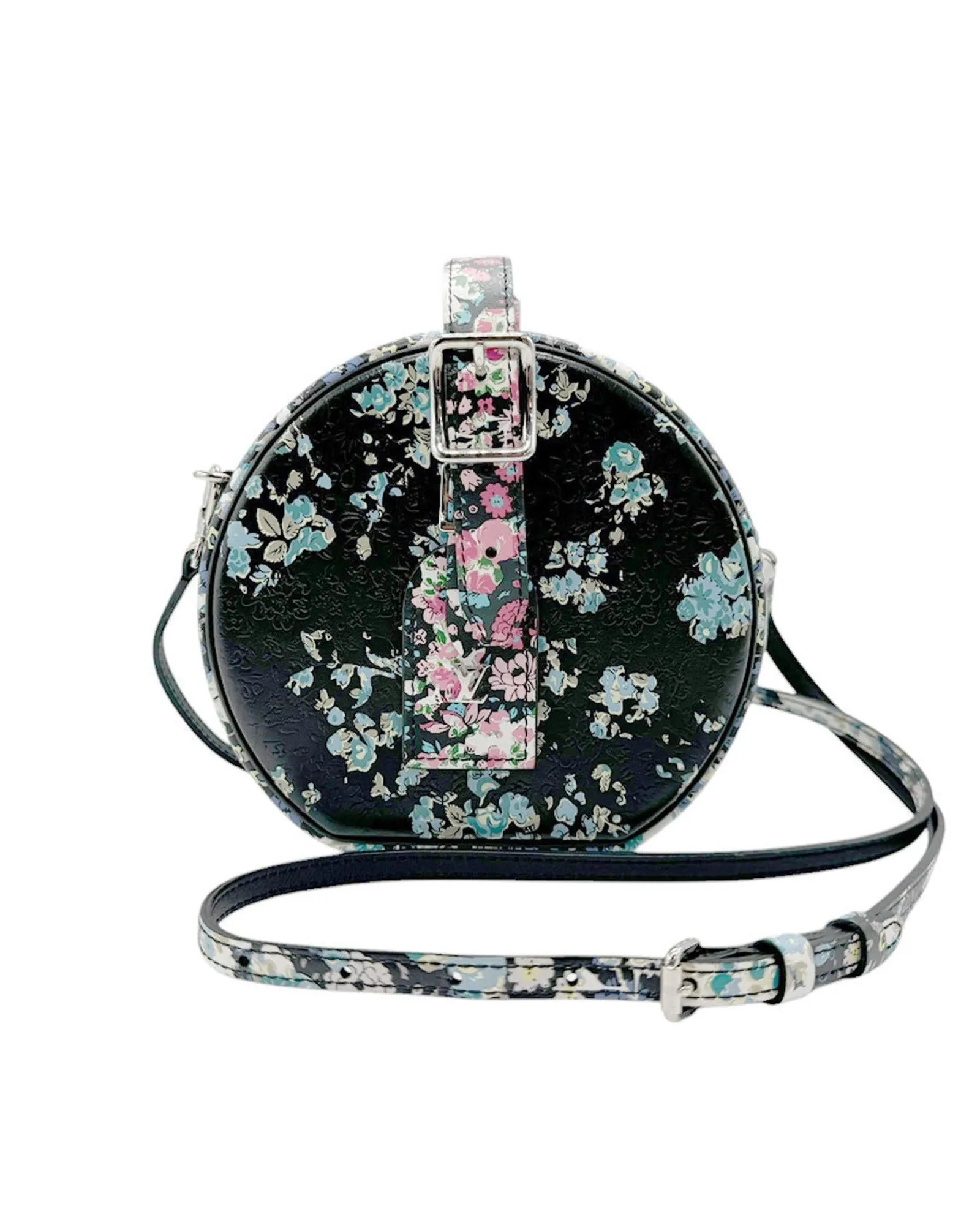 Petite Boite Chapeau Leather Bag with Dust Bag and Name Tag