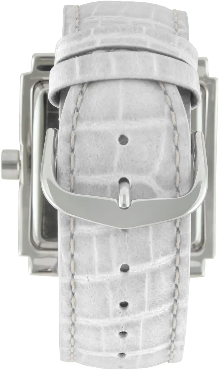 Peugeot Women's Leather Easy Read Big Face Watch