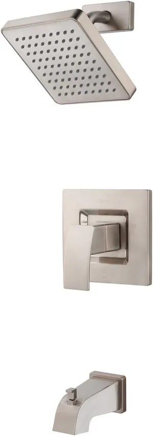 Pfister LG898DFK Kenzo Tub and Shower Trim Kit, Brushed Nickel