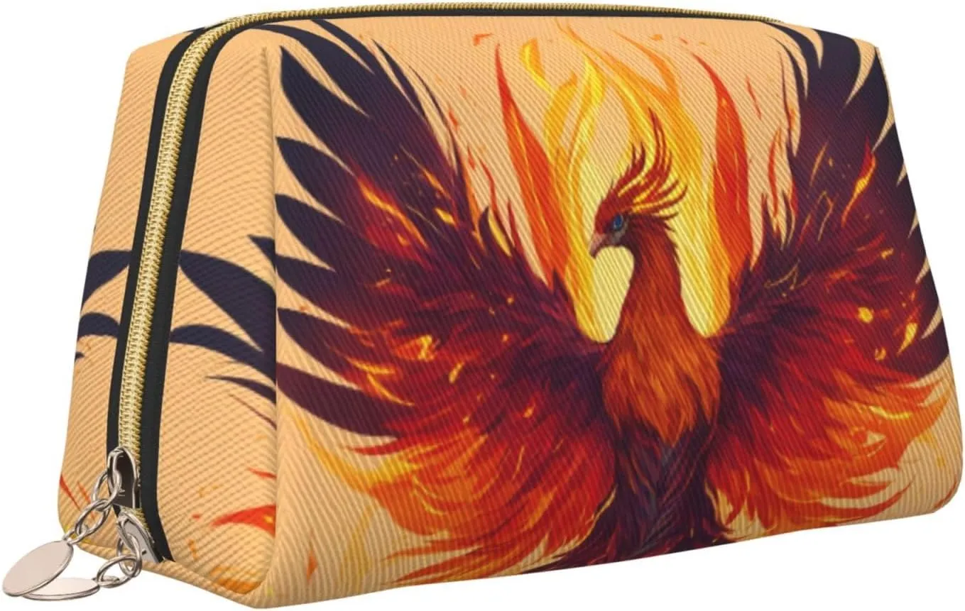Phoenix Toiletry Pouch, Travel-Friendly Makeup Organizer For Makeup Brushes, Lipsticks