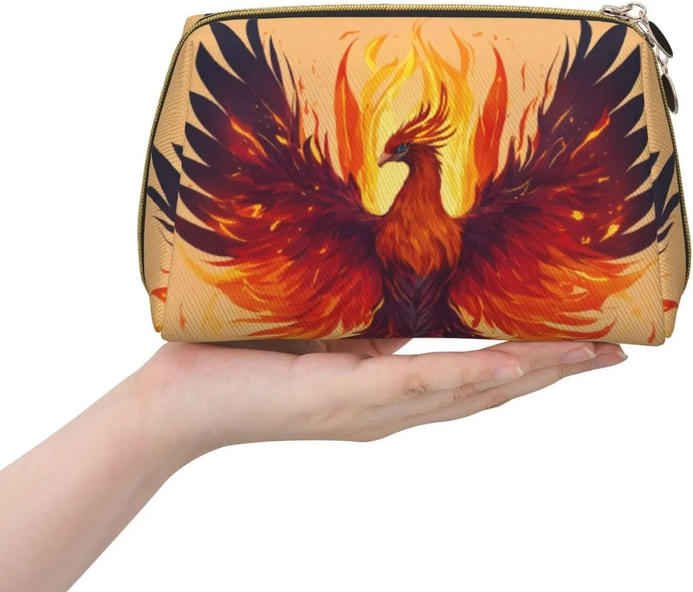 Phoenix Toiletry Pouch, Travel-Friendly Makeup Organizer For Makeup Brushes, Lipsticks