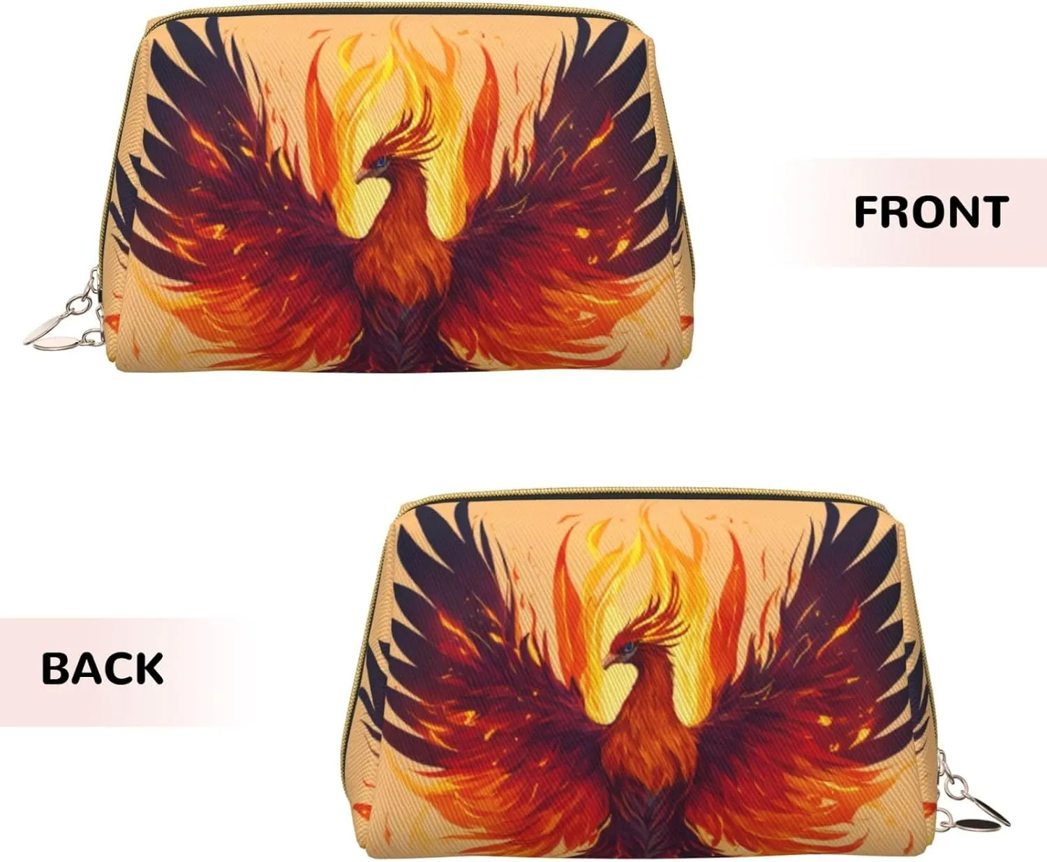 Phoenix Toiletry Pouch, Travel-Friendly Makeup Organizer For Makeup Brushes, Lipsticks