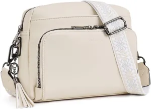 POIUGOYA Crossbody Purses for Women Trendy,Vegan Leather Medium Crossbody Bag,Women's Crossbody Travel Purse Built in Wallet