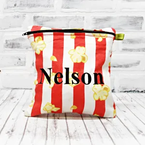 Popcorn Box Personalized Large Wet Bag
