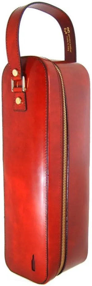 Pratesi Bacco Wine Case in genuine Italian leather - SZN