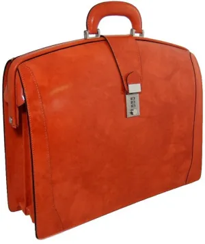 Pratesi Brunelleschi Briefcase in genuine leather - Brunelleschi Orange - SZN