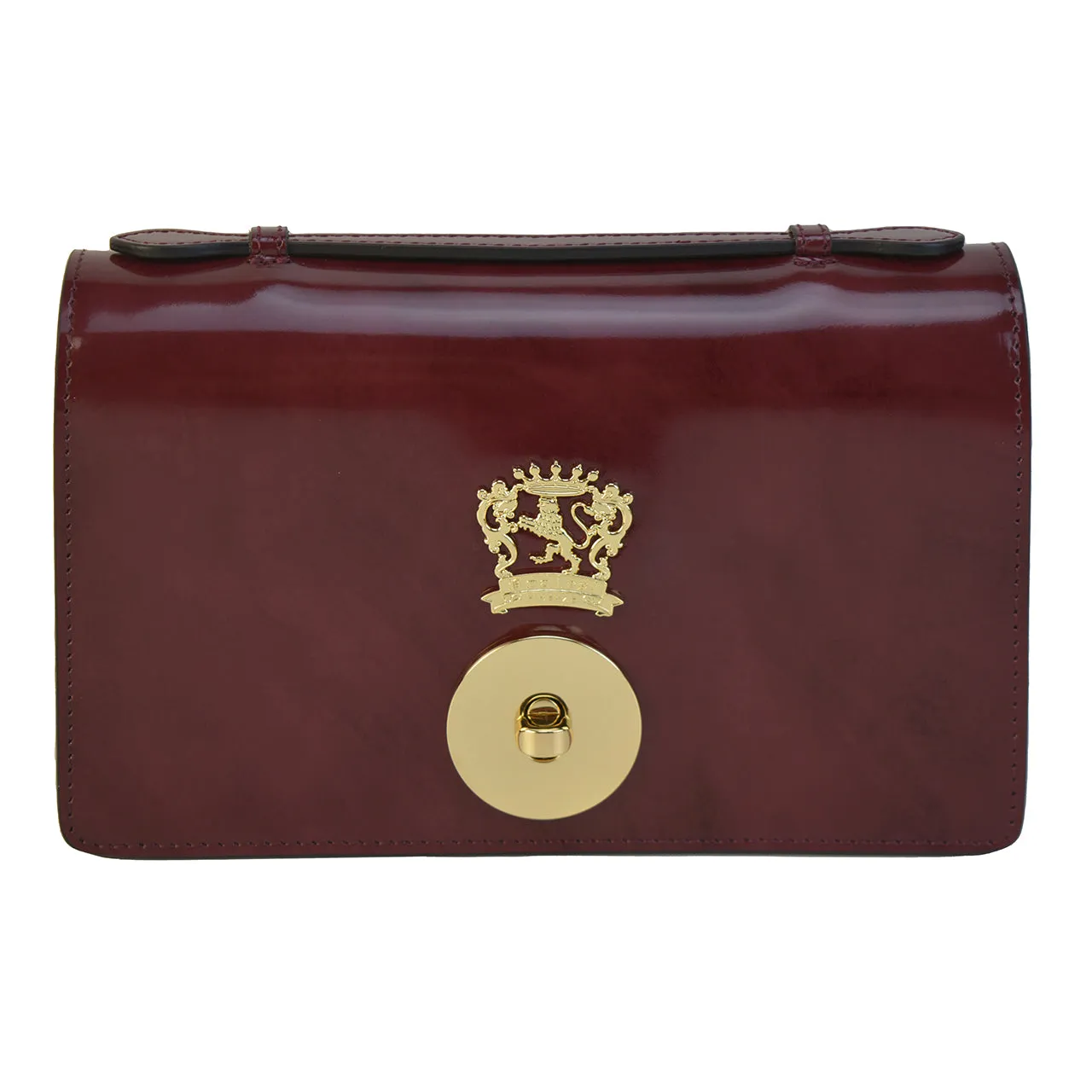 Pratesi Le Falle R194 Lady bag with chain shoulder - Brunelleschi Chianti - SZN