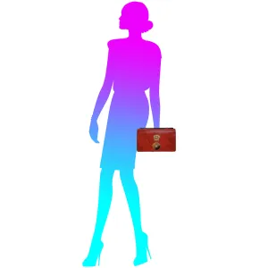 Pratesi Le Falle R194 Lady bag with chain shoulder - Brunelleschi Violet - SZN
