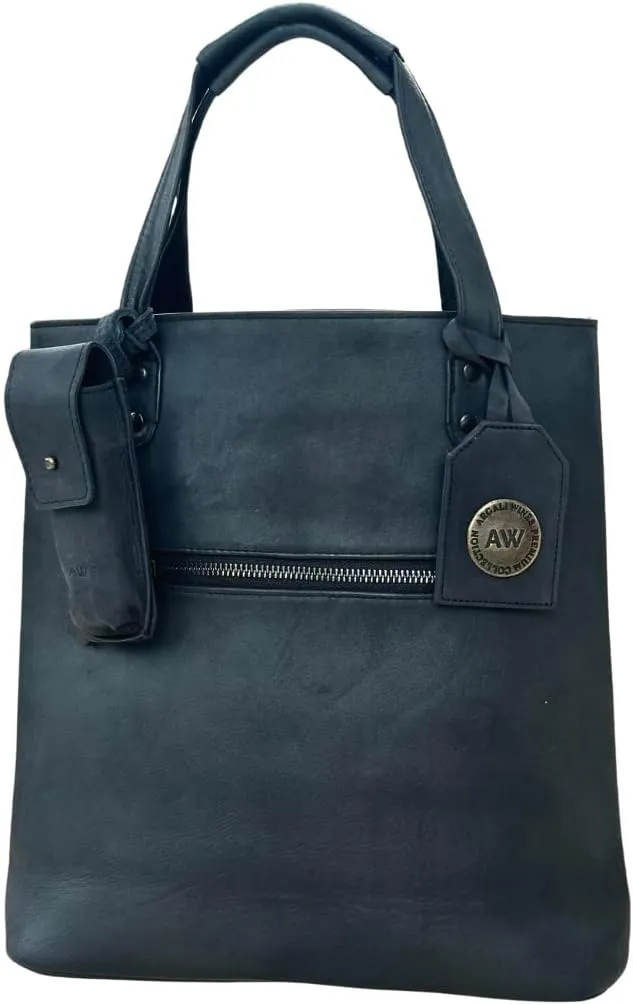Premium Collection Genuine Leather Two-bottle Wine Tote | Luxury & Style Bag | Ideal Gift | Women and Men