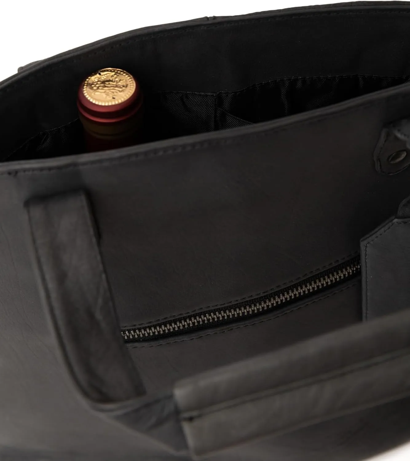 Premium Collection Genuine Leather Two-bottle Wine Tote | Luxury & Style Bag | Ideal Gift | Women and Men