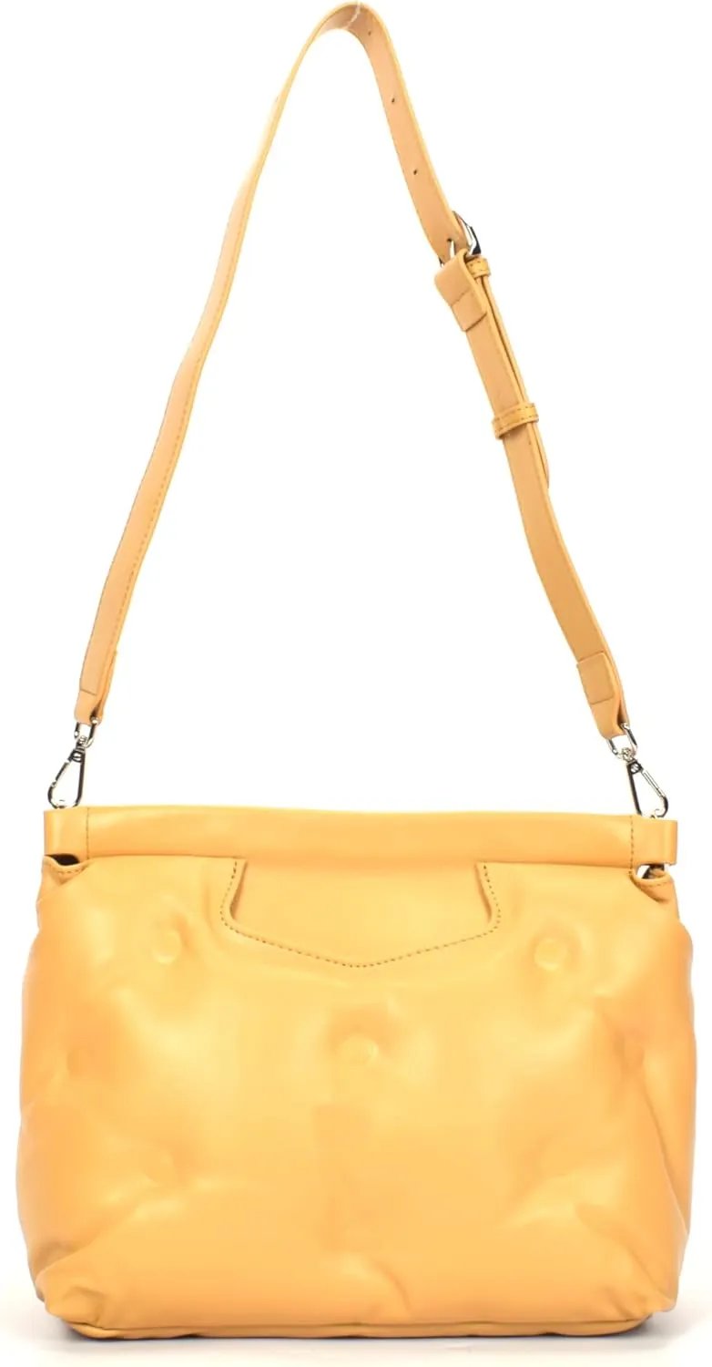Premium Italian Leather Tote Bag for Women – 100% Genuine Leather Handbag. Crossbody Bag with Detachable Strap