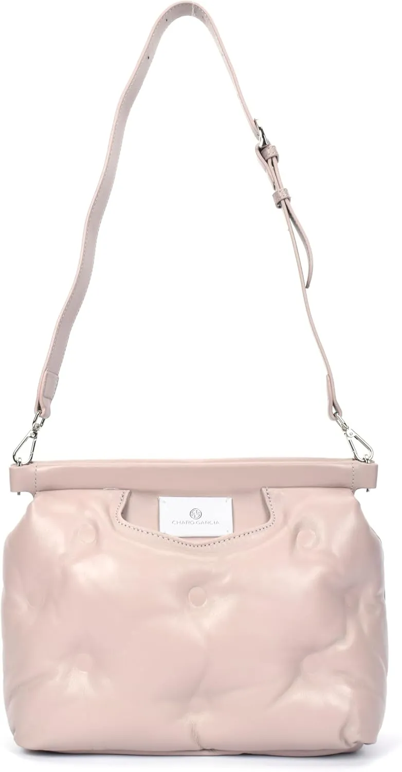 Premium Italian Leather Tote Bag for Women – 100% Genuine Leather Handbag. Crossbody Bag with Detachable Strap