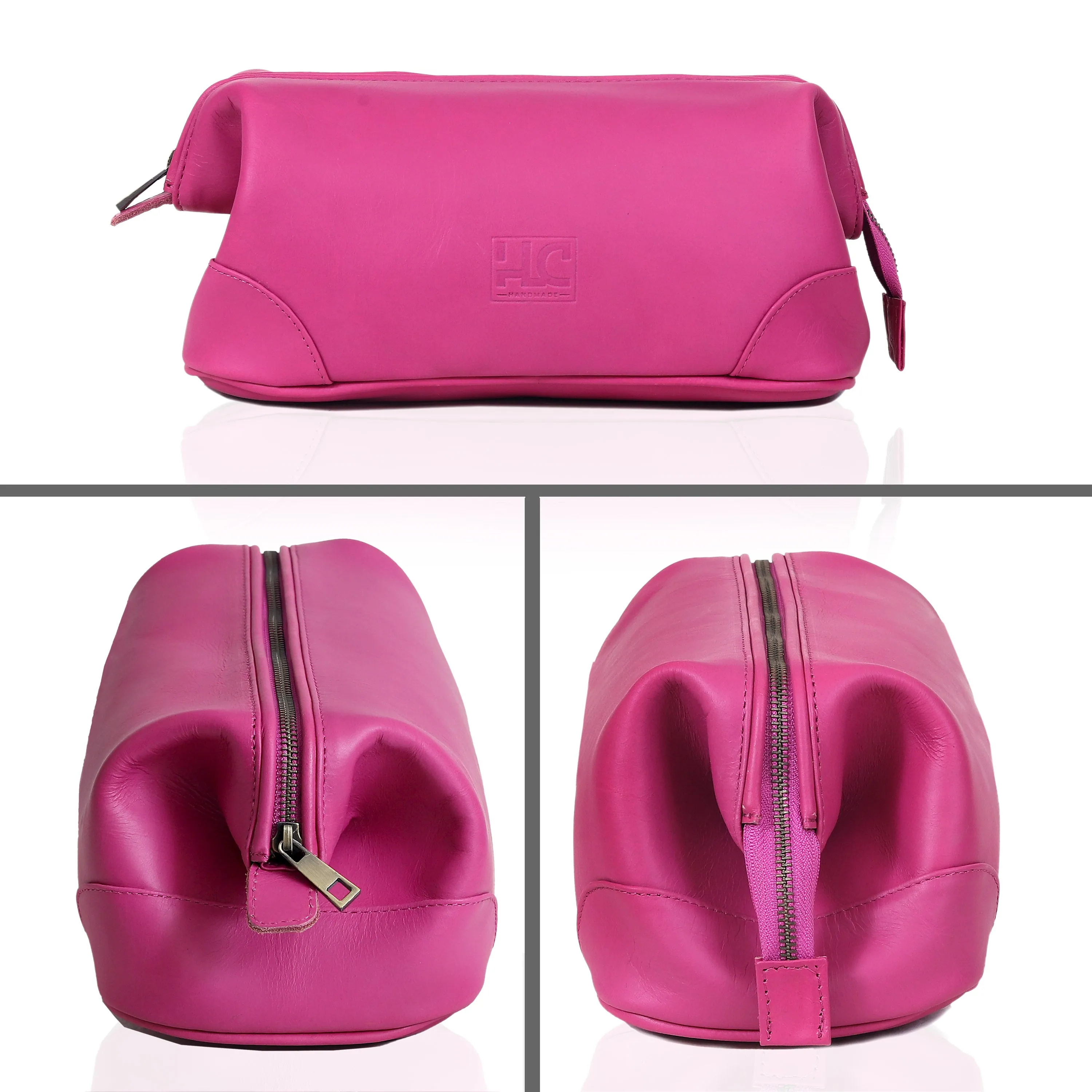 PREMIUM LEATHER TOILETRY DOPP KIT
