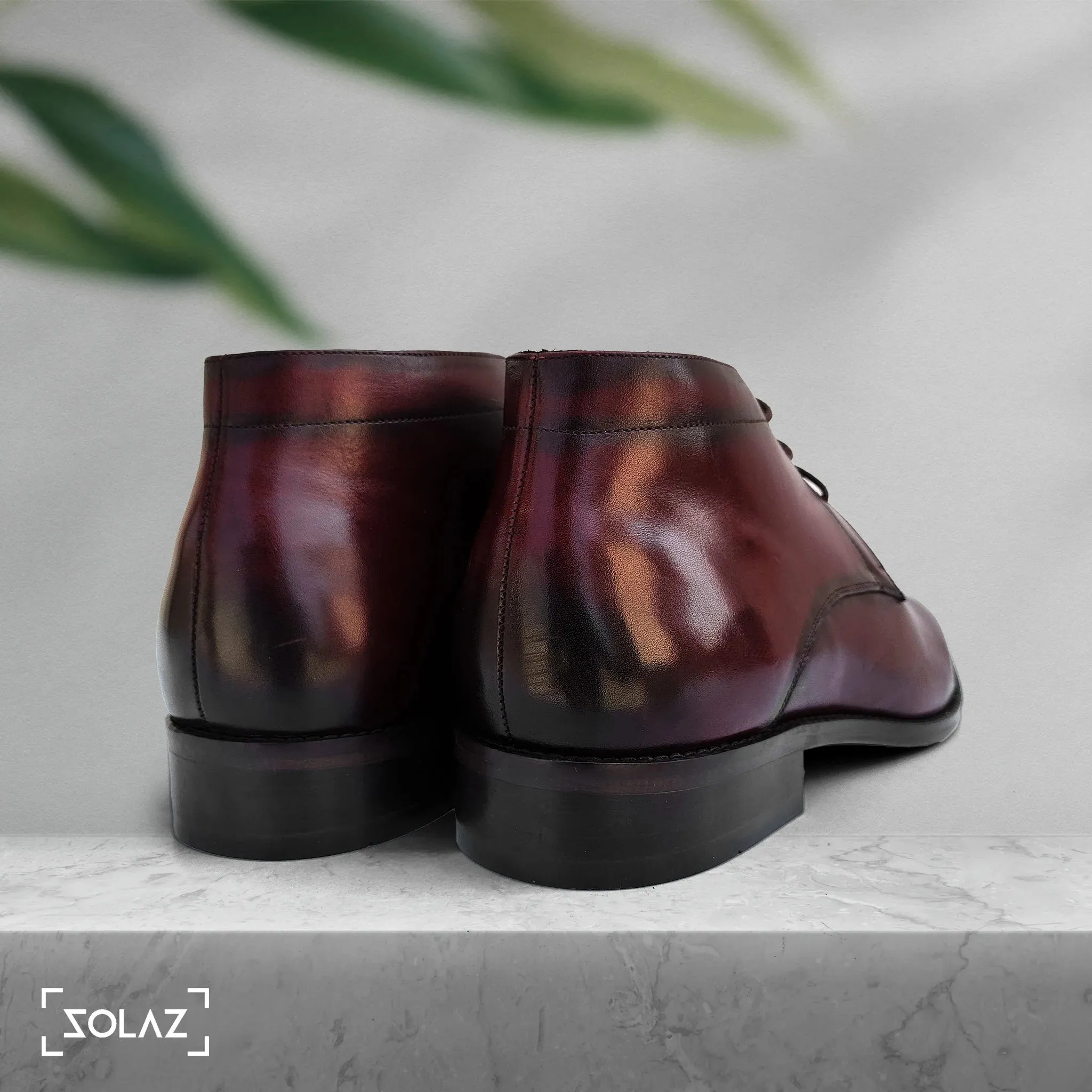 Premium Real Leather Solaz Chukka Boots for Men