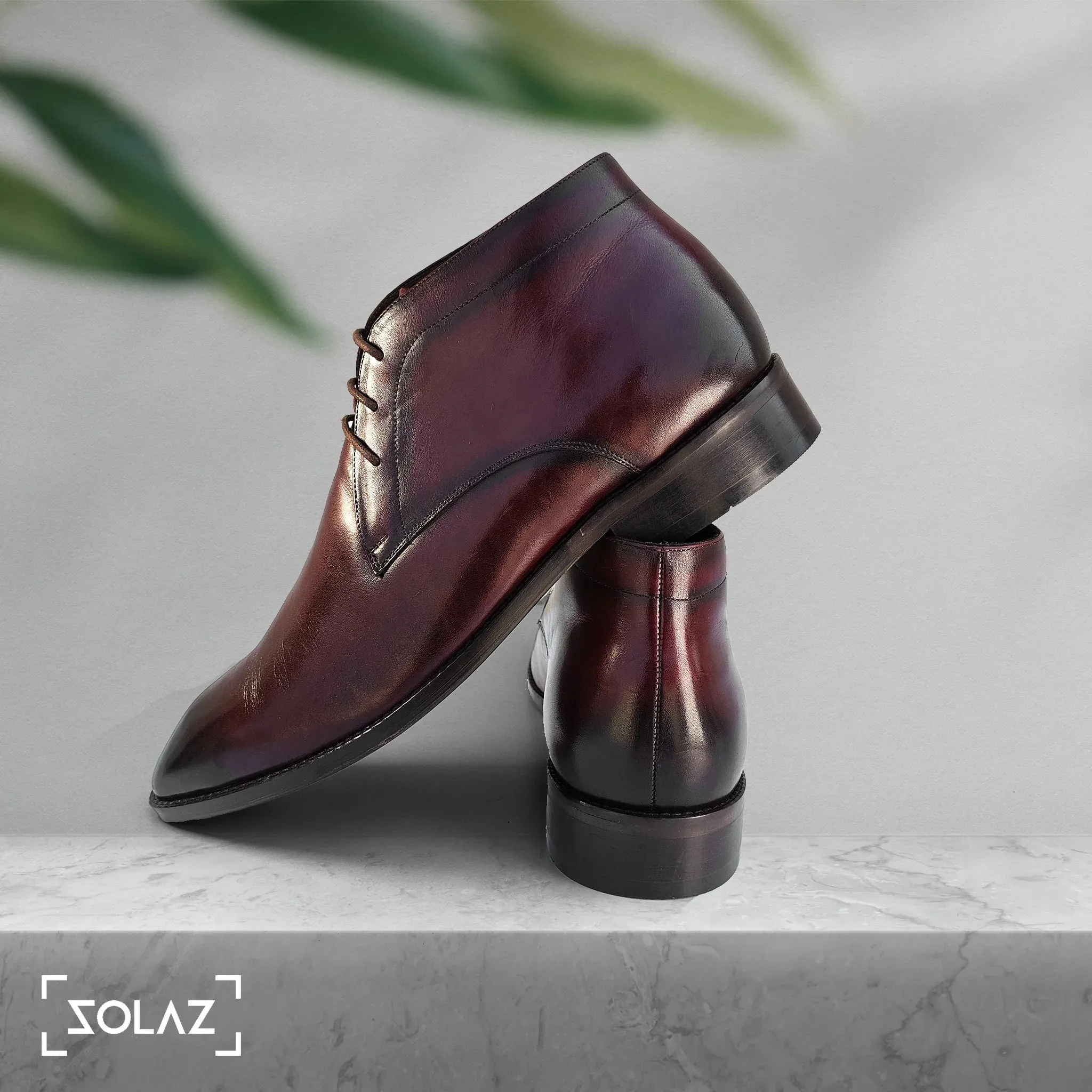 Premium Real Leather Solaz Chukka Boots for Men