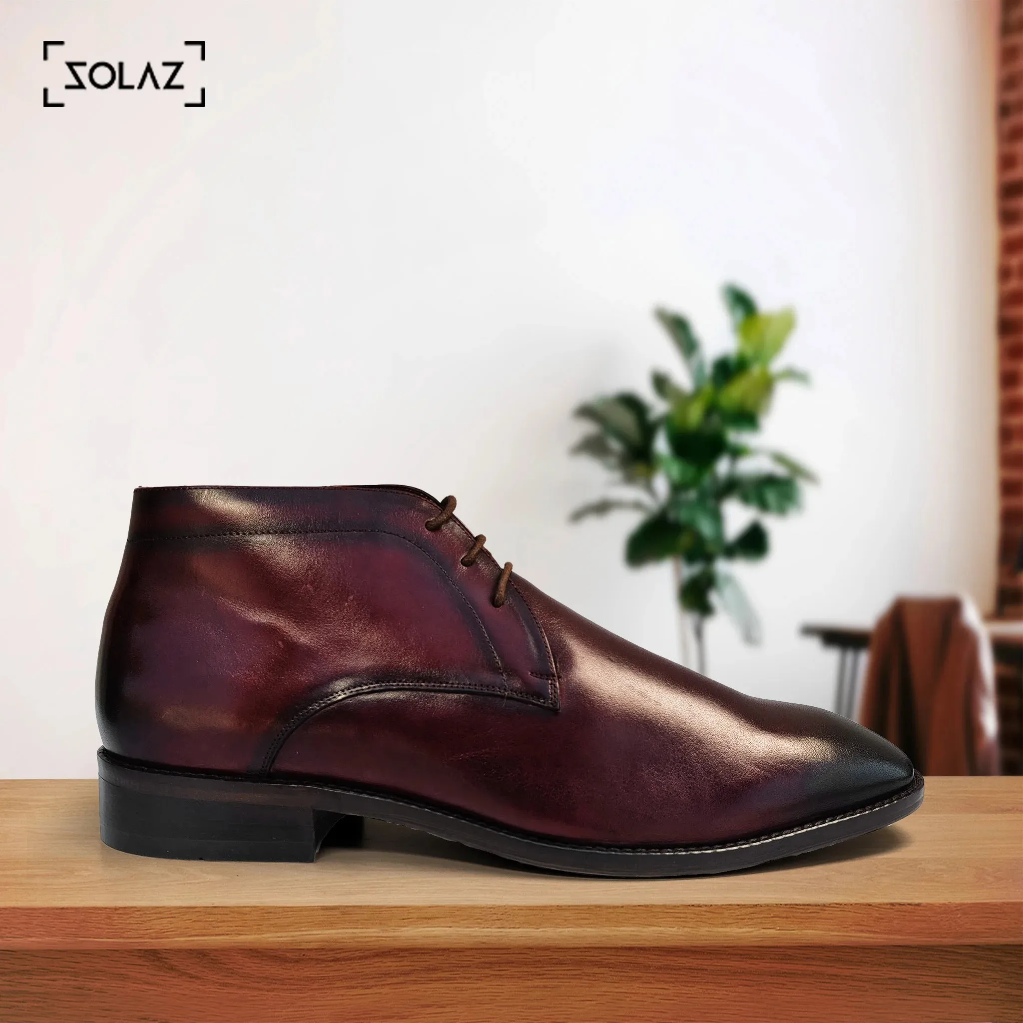 Premium Real Leather Solaz Chukka Boots for Men