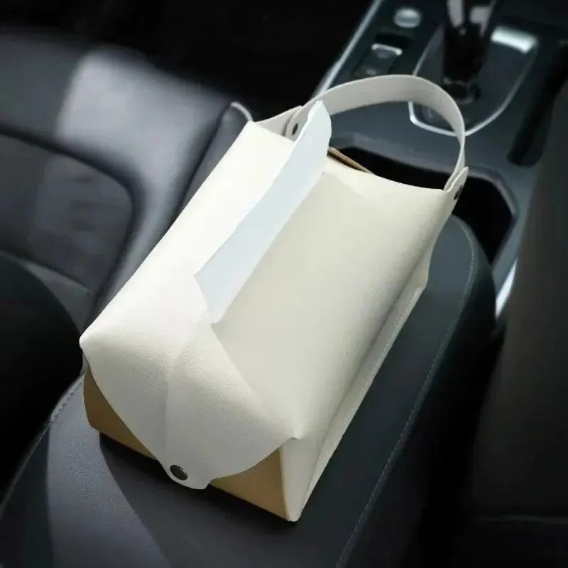 PU leather napkin tissue Holder