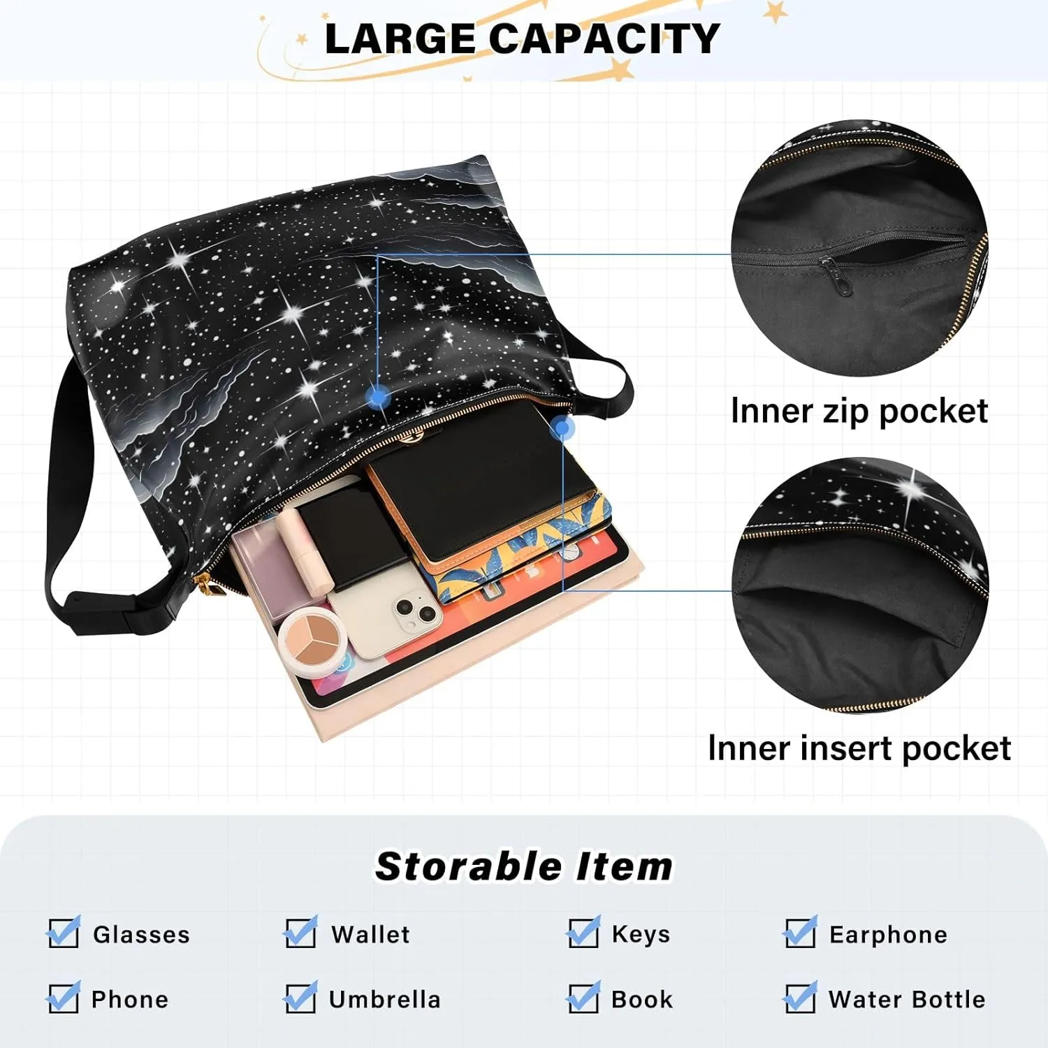 Pumpkin on Black Men Shoulder Bag Leather, Shoulder Bag, Fashion Crossbody Bag