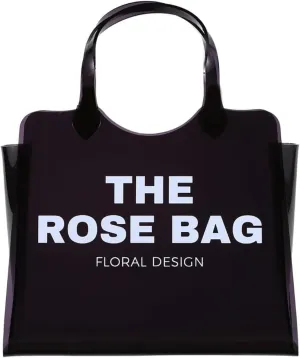 Purse Vase, Bag Vases for Flowers, Black Acrylic Bag Vases, Decorative Tote Bag Vase for Wedding, Living Room, Bedroom, Table, Office(Tote Bag)