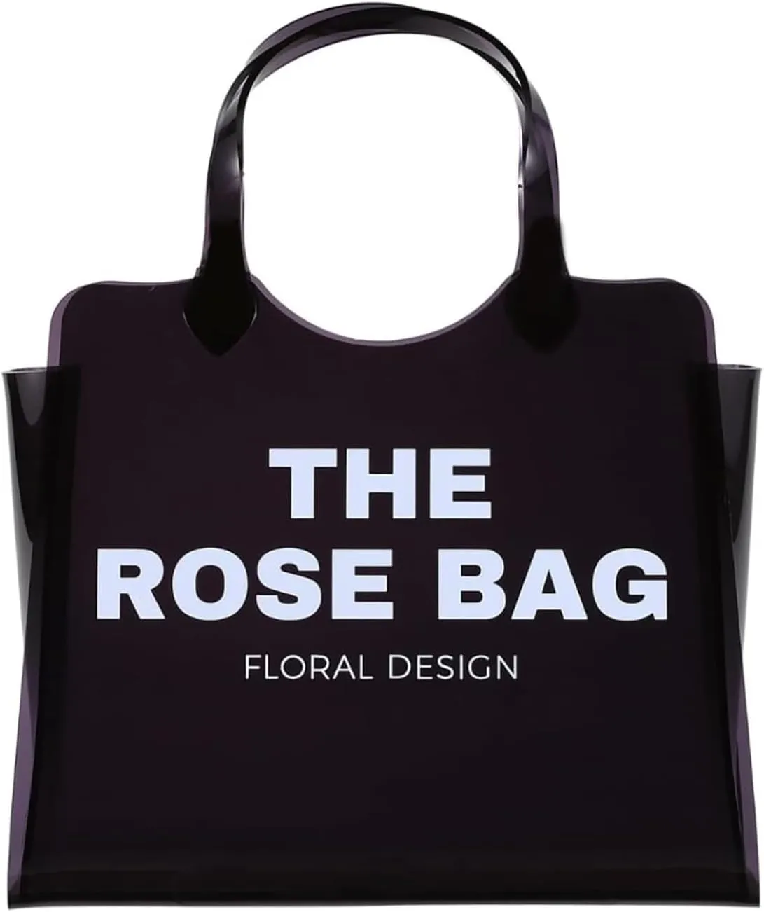 Purse Vase, Bag Vases for Flowers, Black Acrylic Bag Vases, Decorative Tote Bag Vase for Wedding, Living Room, Bedroom, Table, Office(Tote Bag)